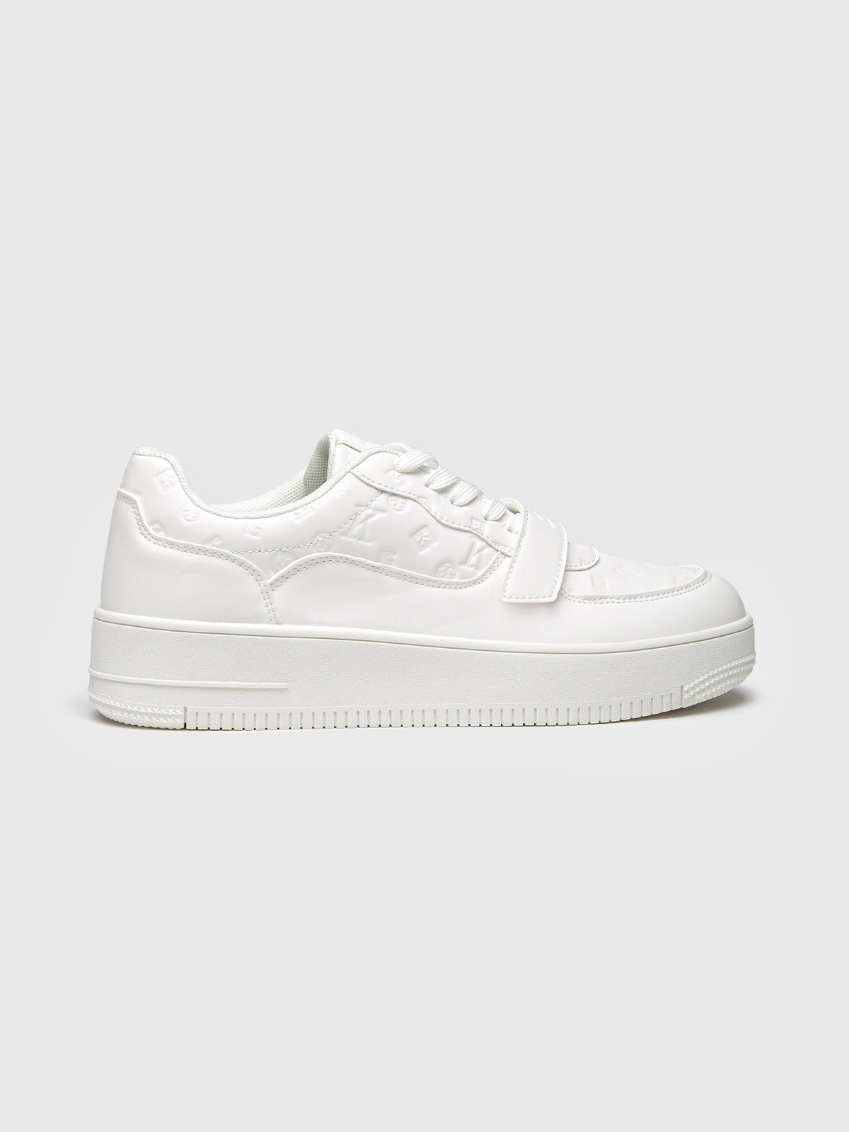 sneakers / White Logomania Velcro Sneakers