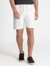 shorts / White Smart Linen Shorts