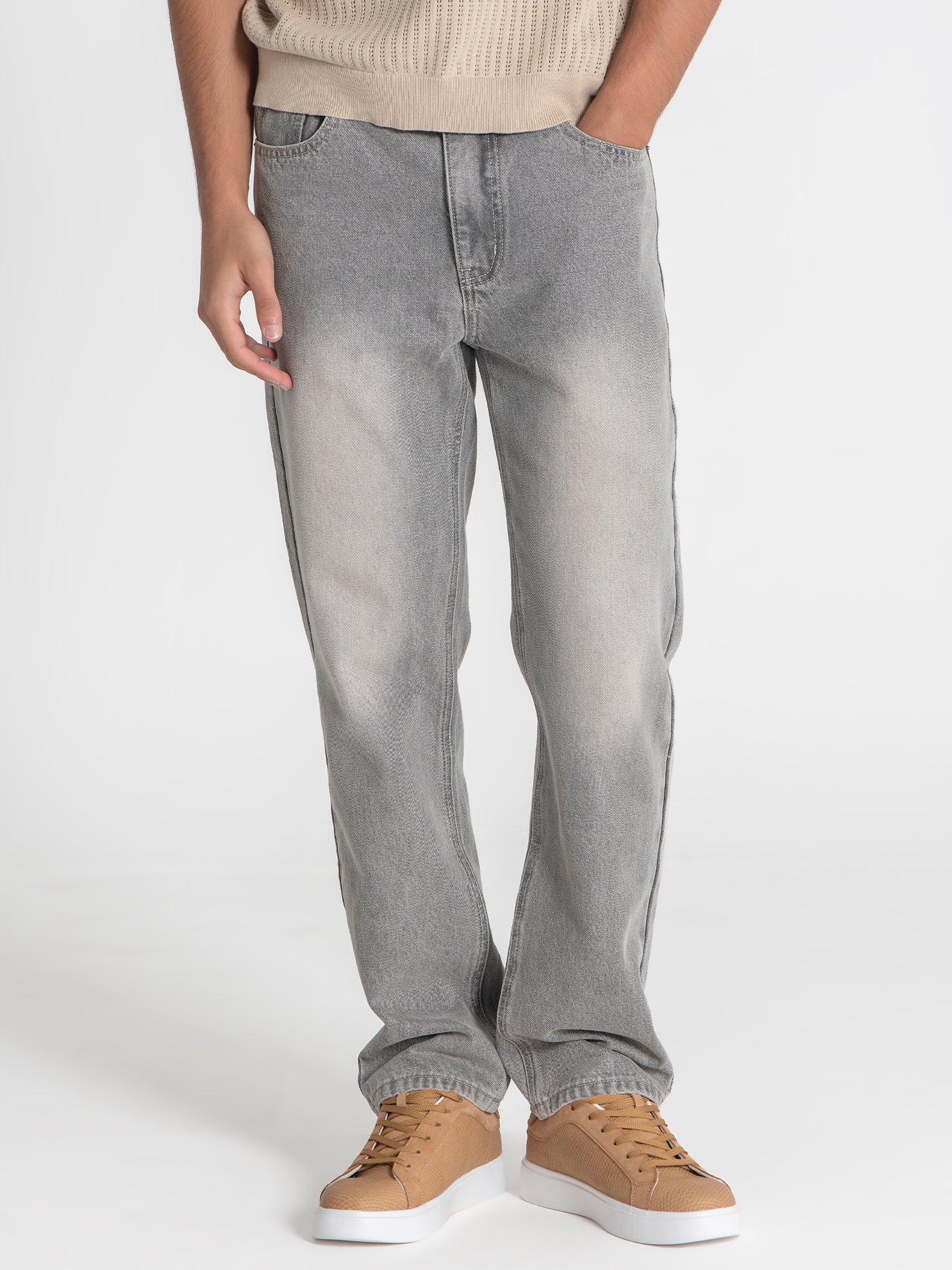 jeans / Grey Wash Jeans
