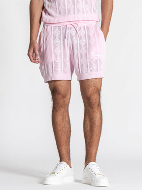 polos / Light Pink Identity Knit Set