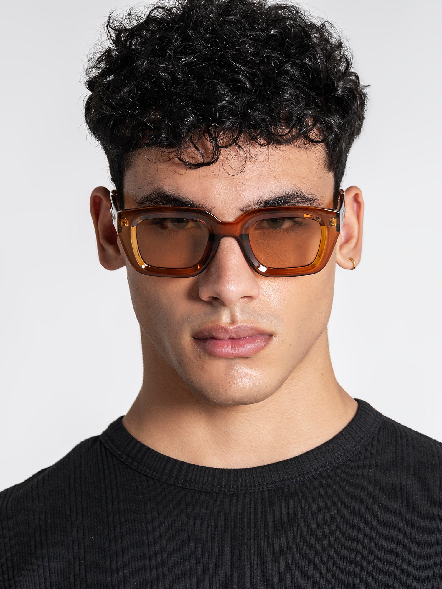 Brown Bold Sunglasses