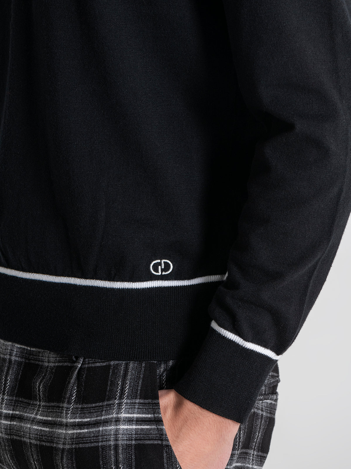 sweats / Black Soft Knit Longsleeve Tee