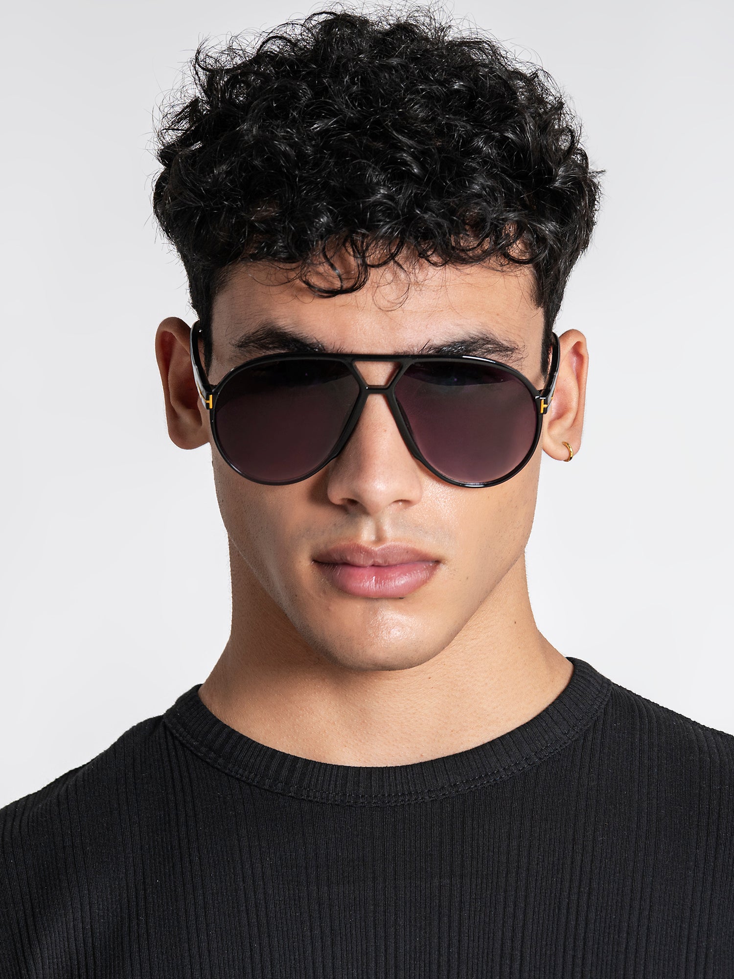 sunglasses / Purple Aviator Sunglasses