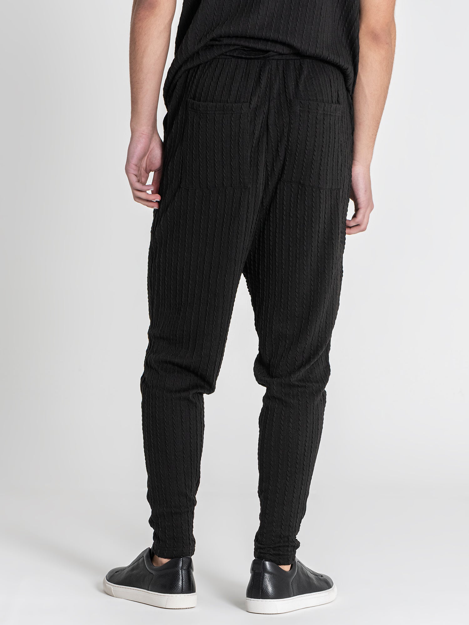 joggers / Black Tactile Joggers