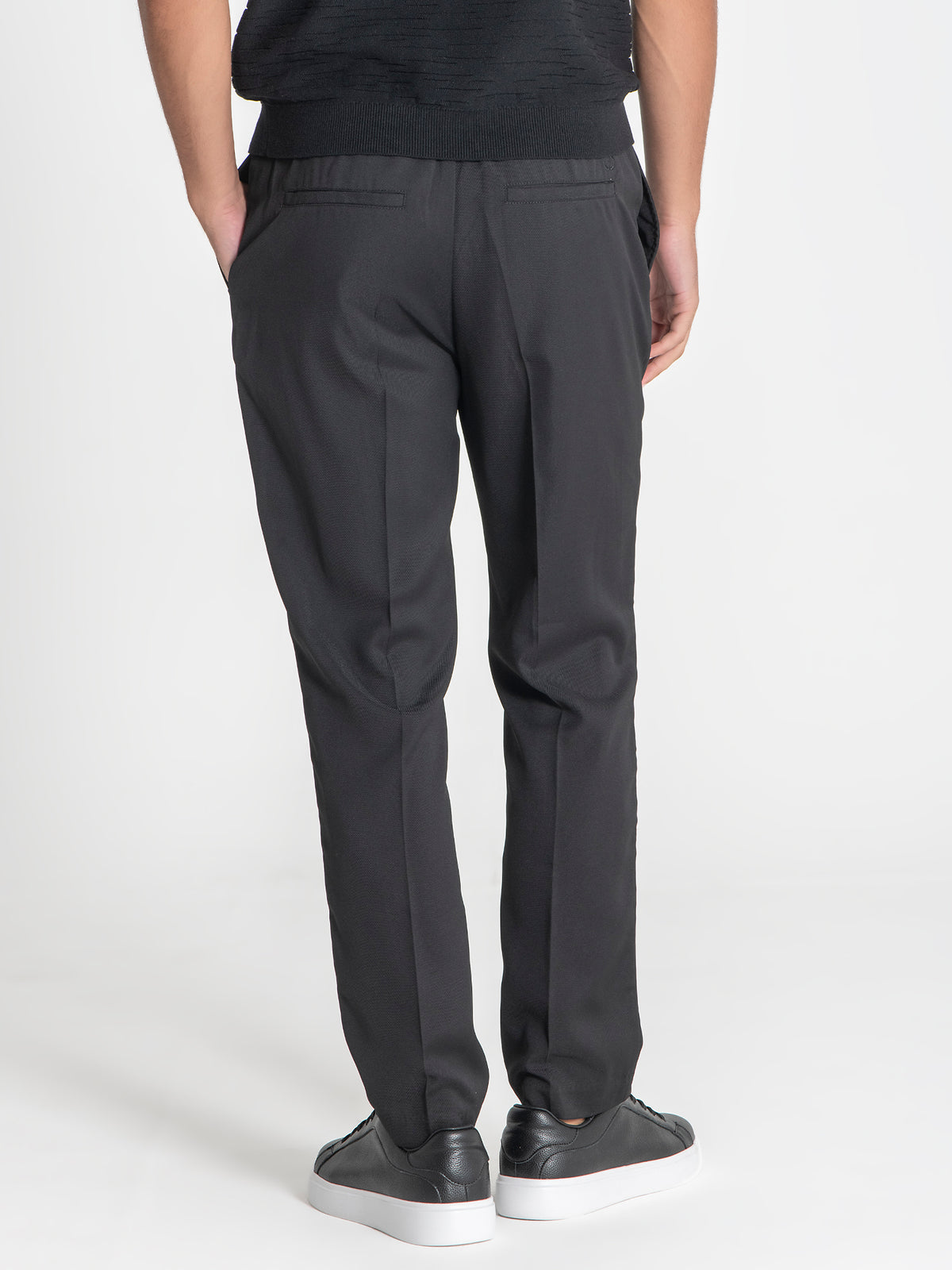 pants / Black Drawstring Pants