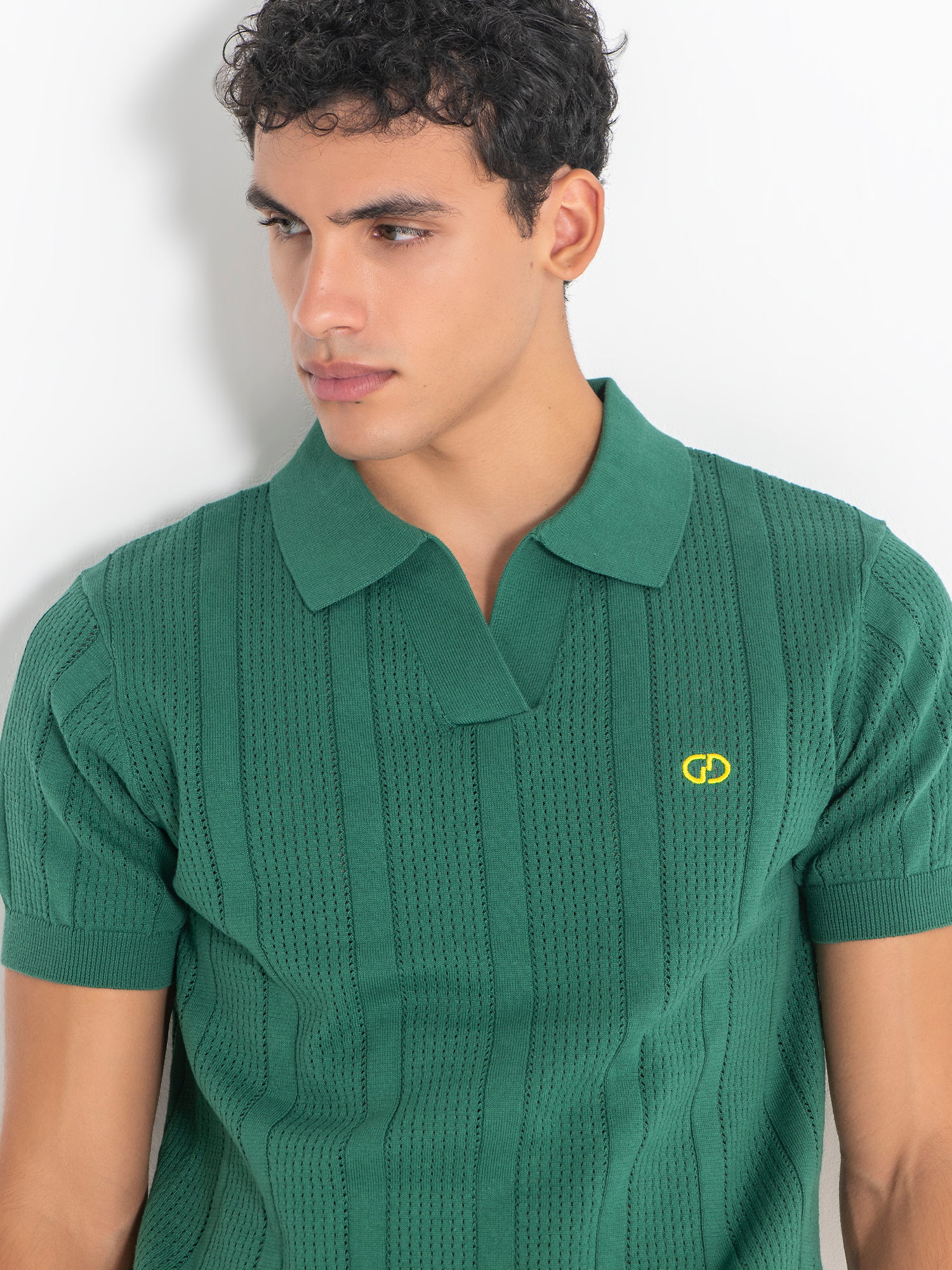 polos / Green Tennis Knit Polo