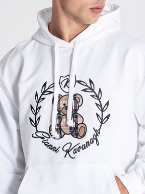 hoodies / White Noble Bear Hoodie