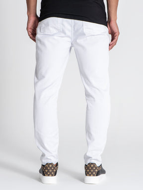 jeans / White Collage Jeans