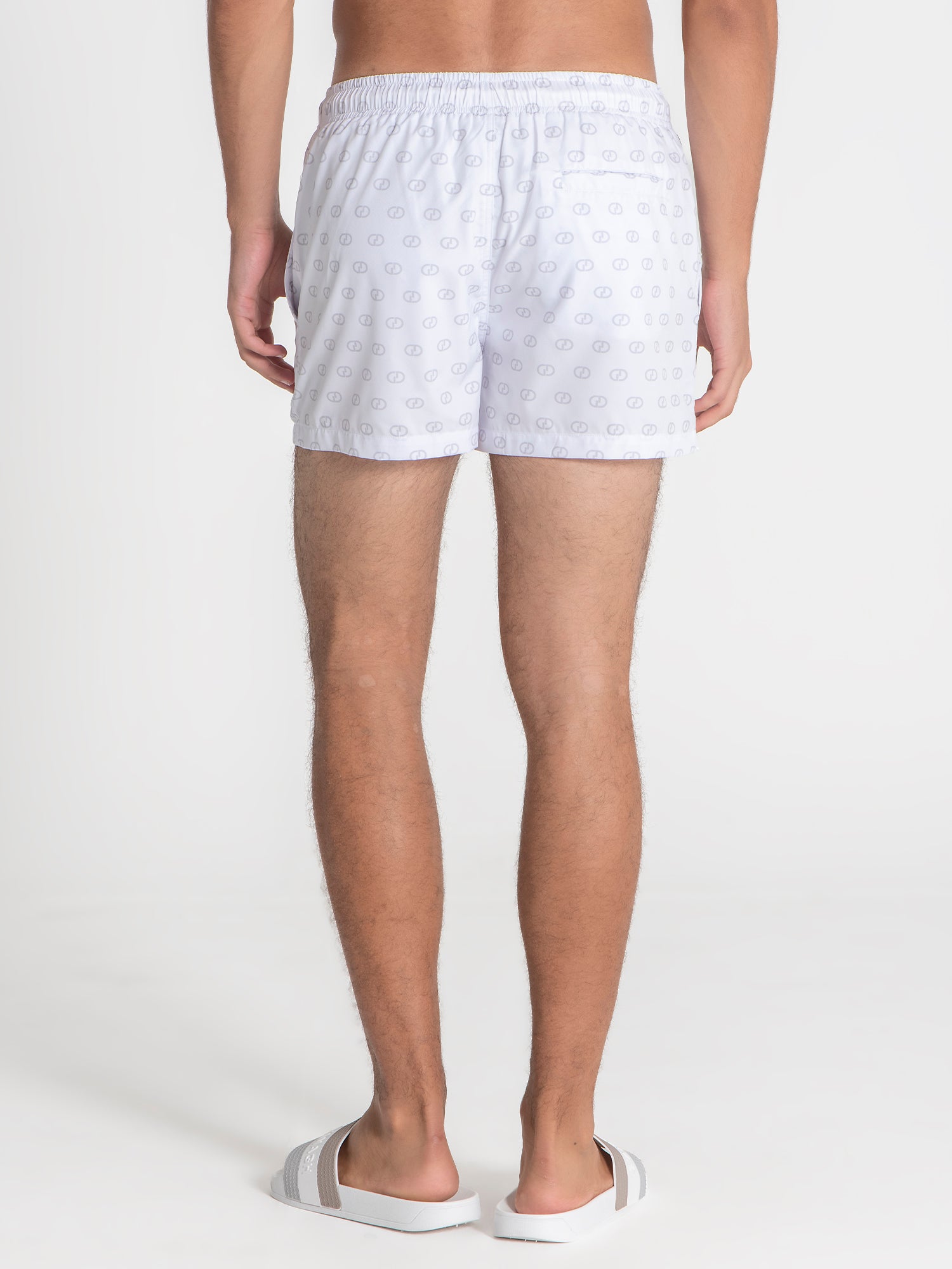 swimshorts / White GG Mania Swimshorts
