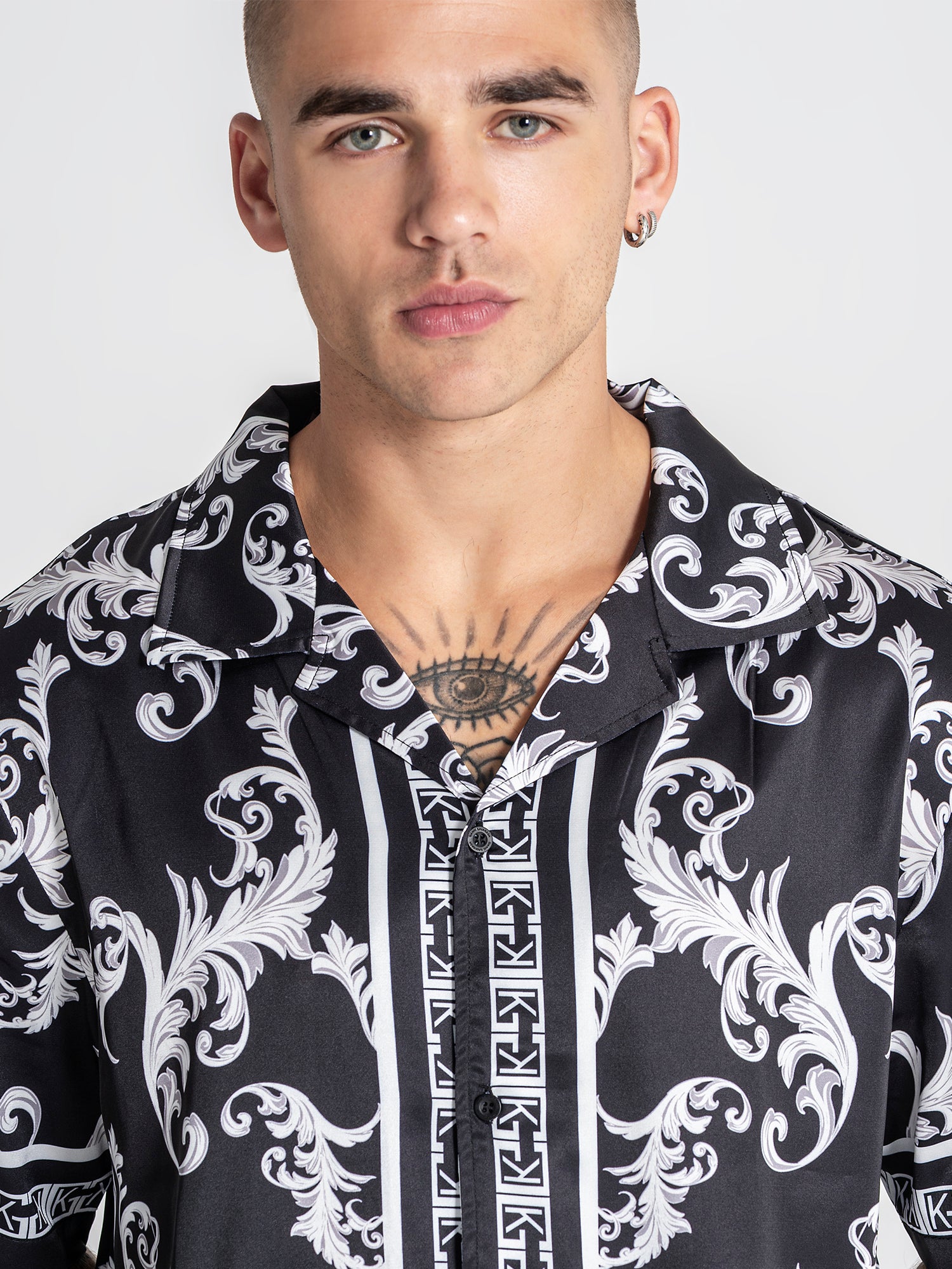 shirts / Black Majestic Satin Shirt