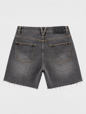 shorts / Black Wash Denim Shorts