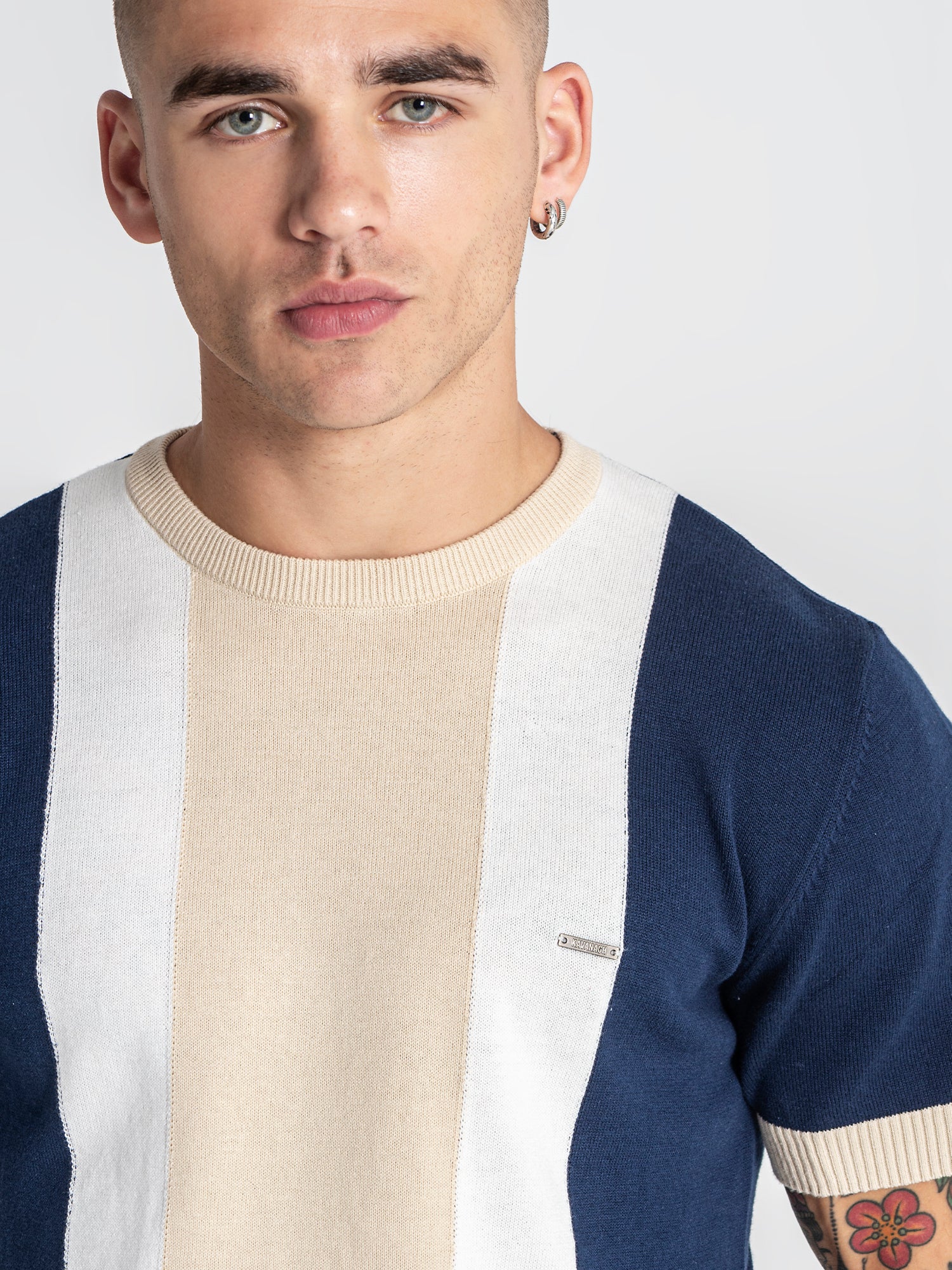 t-shirts / Blue Tower Knit Tee