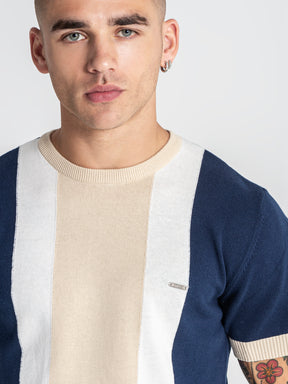 t-shirts / Blue Tower Knit Tee