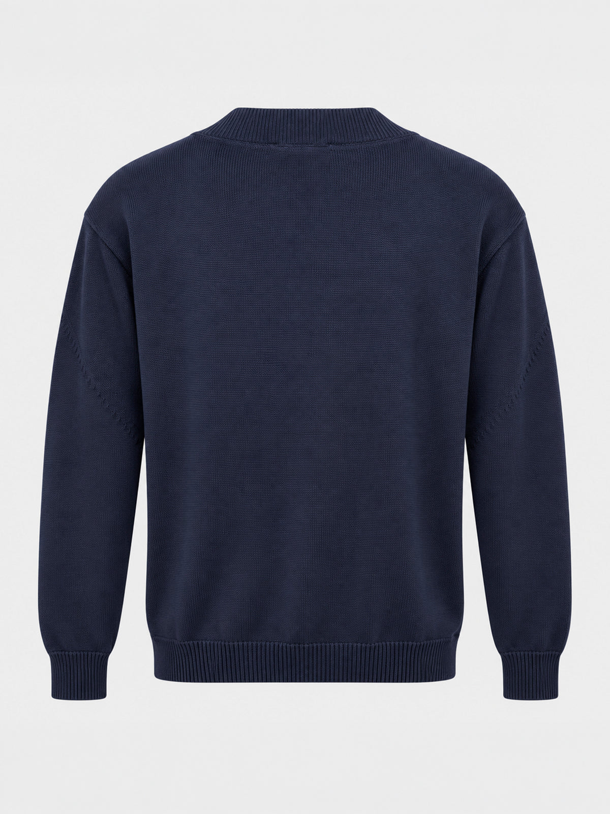 Cardigan En Maille Bleu Essential