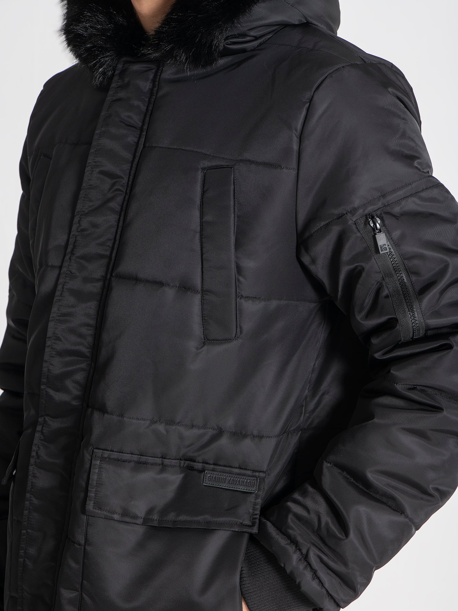 overcoats / Black Depth Coat