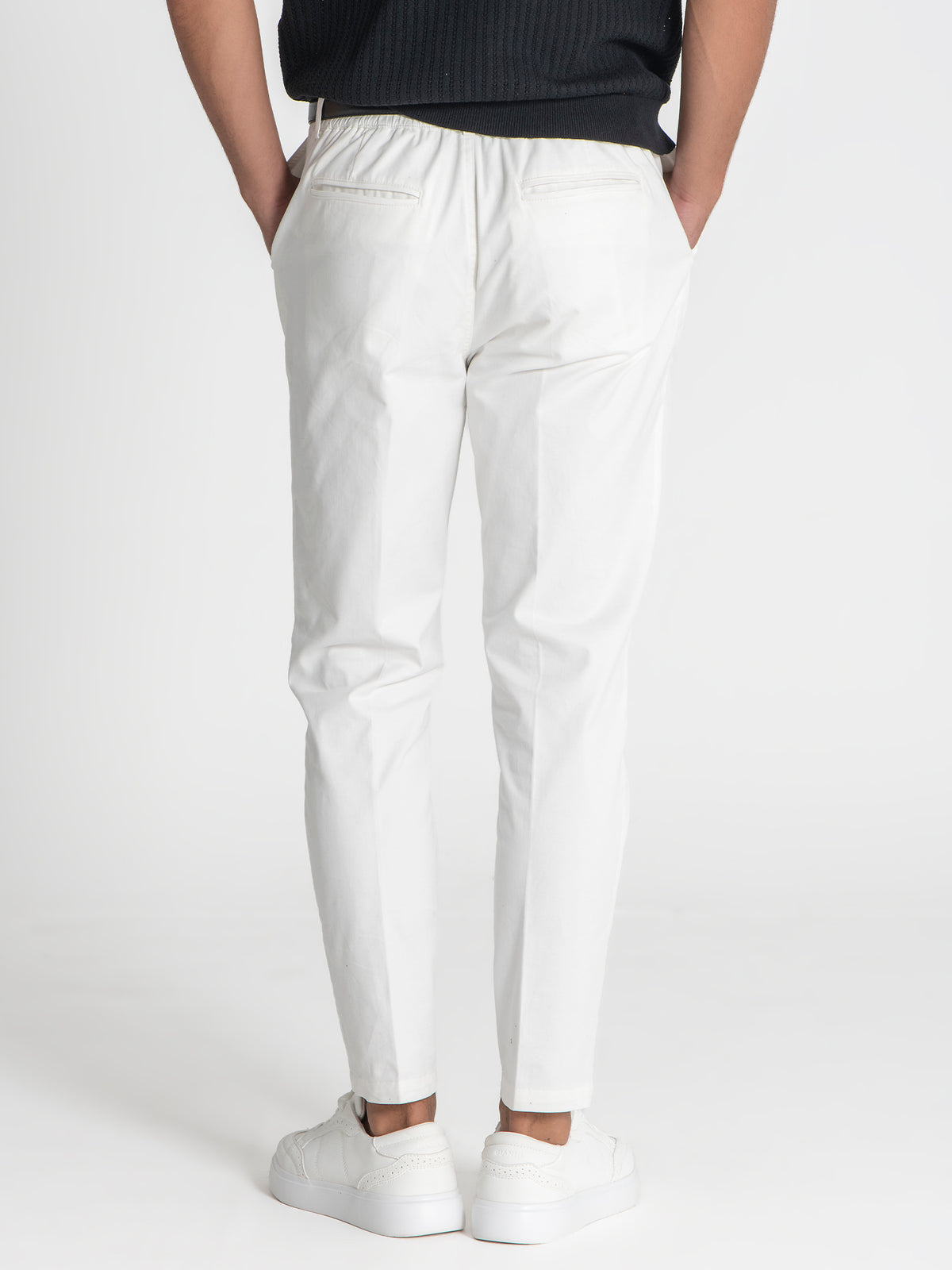Pantalones Chino Blancos Elastic Chino