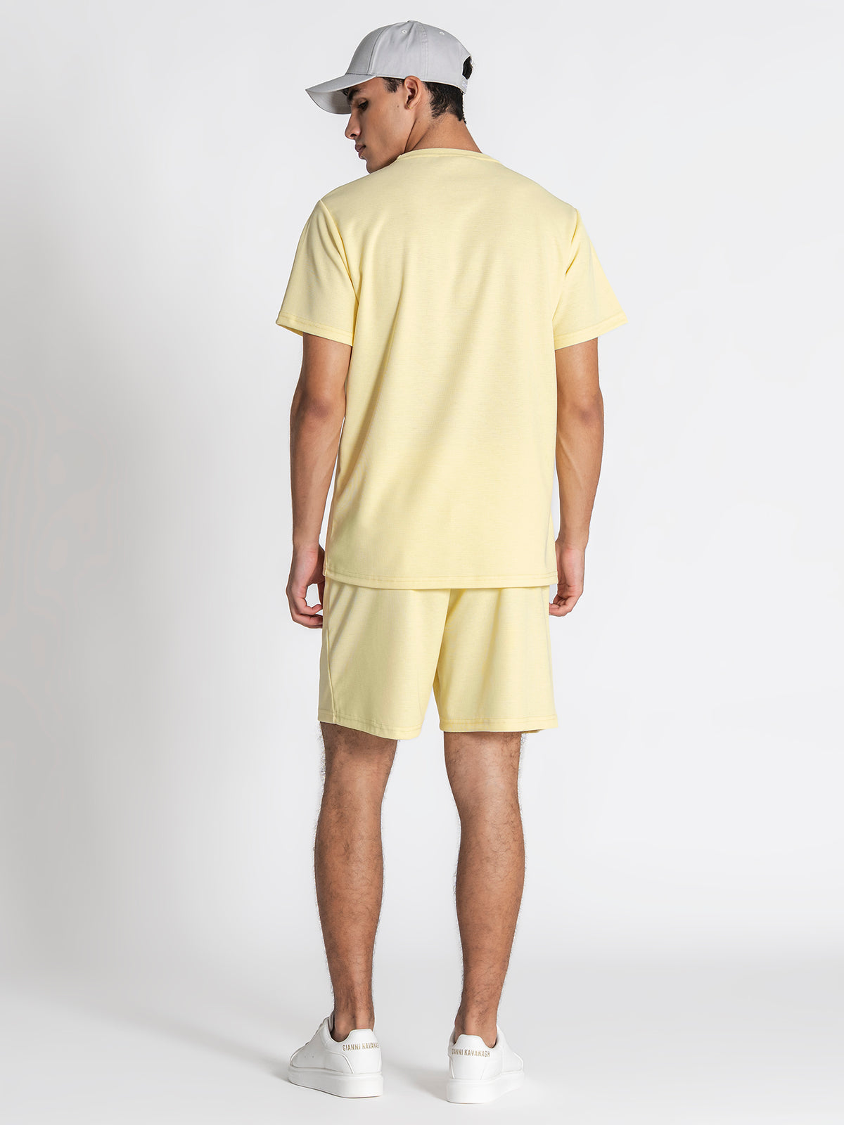 t-shirts / Yellow Grid Set