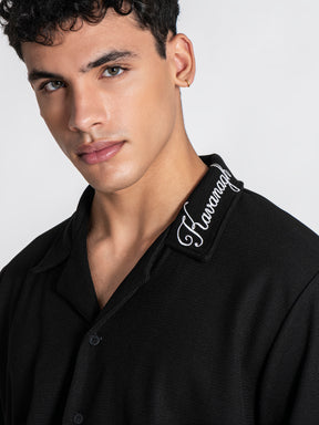 shirts / White Ripped Knit Polo