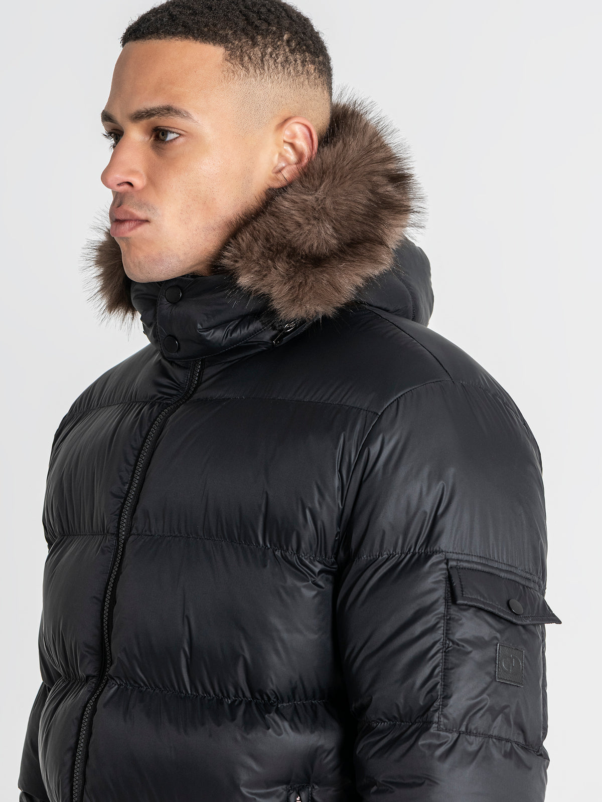 Black GK Puffer Jacket