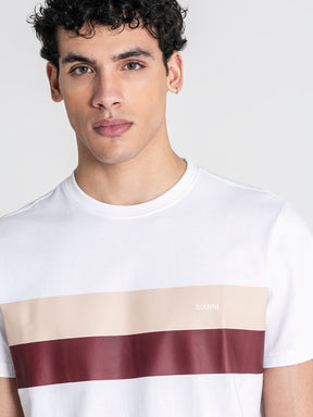 t-shirts / White Block Tee