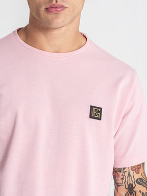 t-shirts / Light Pink Texture Tee
