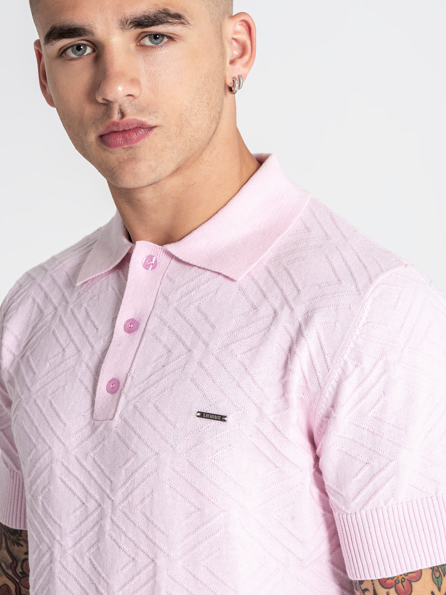 polos / Light Pink Classy Knit Polo