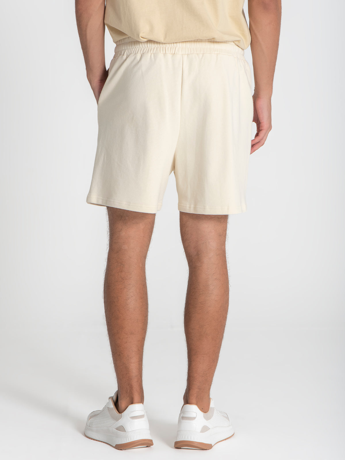Beige Wing Shorts
