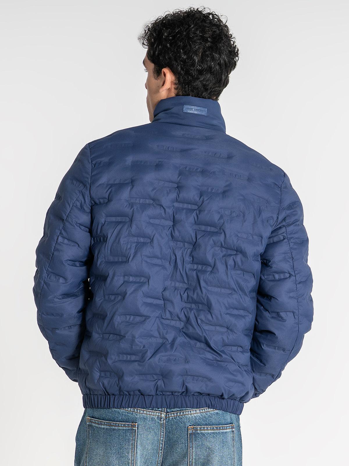 Blue Code Puffer Jacket