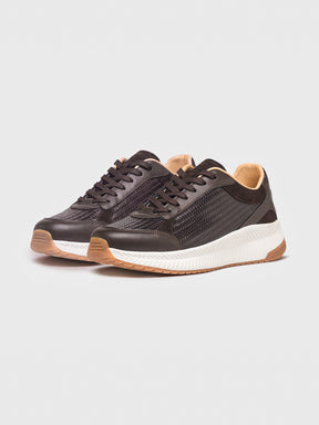 sneakers / Brown Tangled Sneakers