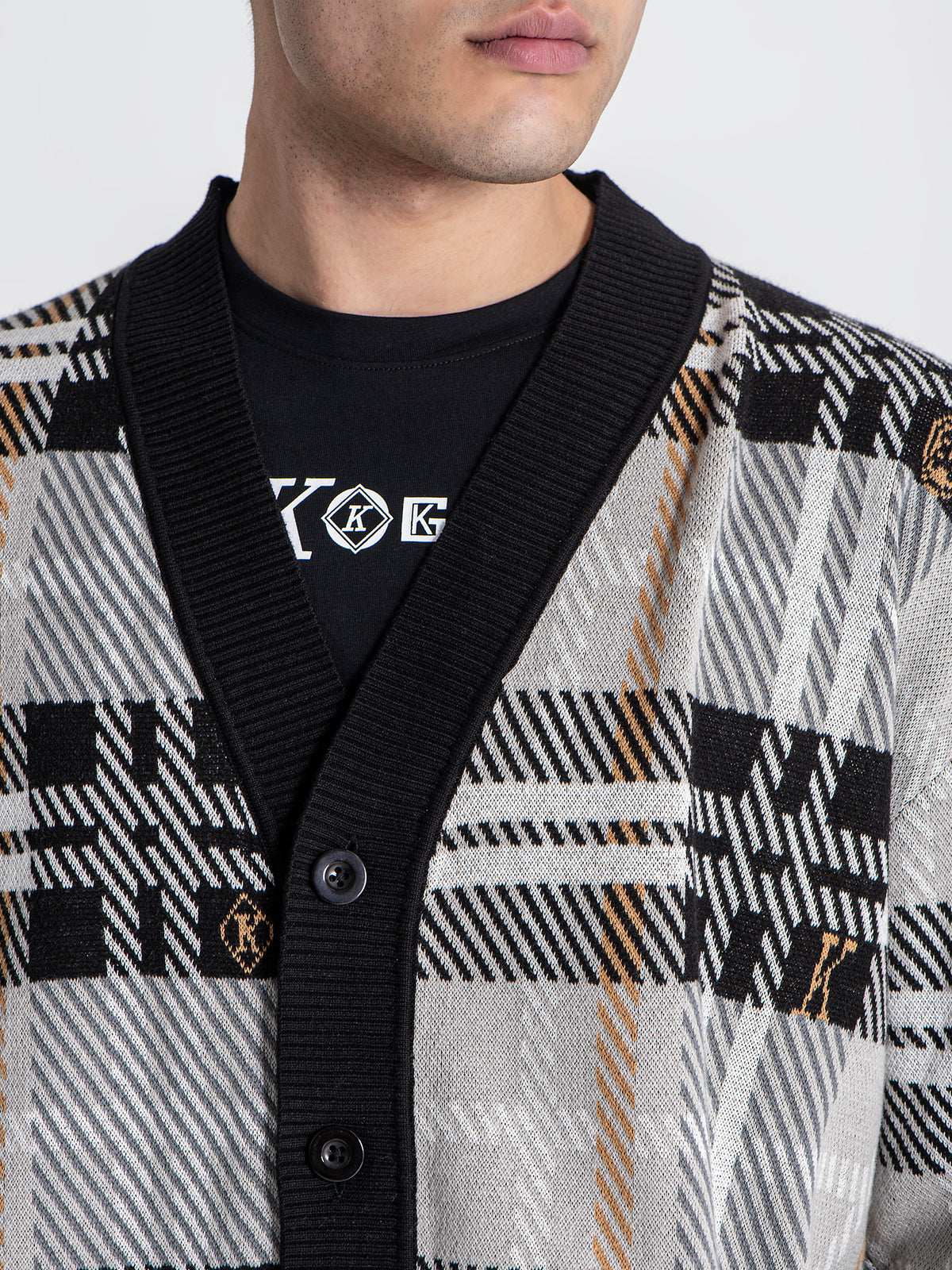 jackets / Grey British 2.0 Knit Cardigan