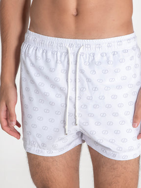 swimshorts / White GG Mania Swimshorts