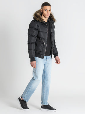 puffers / Black Utility Puffer Jacket