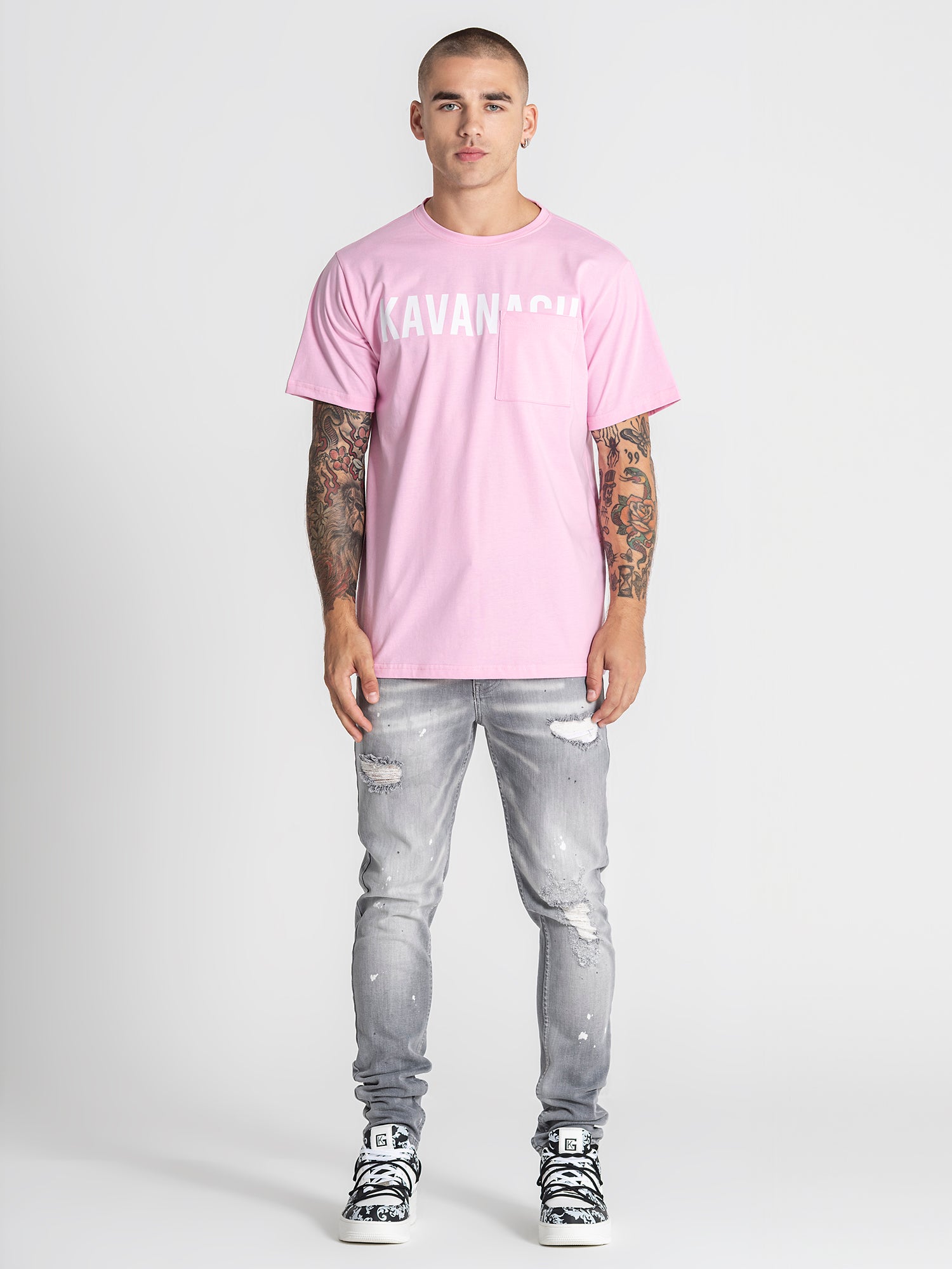 t-shirts / Light Pink Kavanagh Pocket Tee