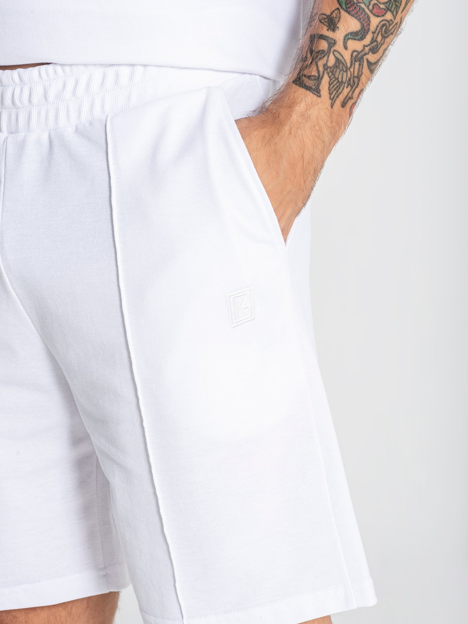 shorts / White GK Piquet Shorts