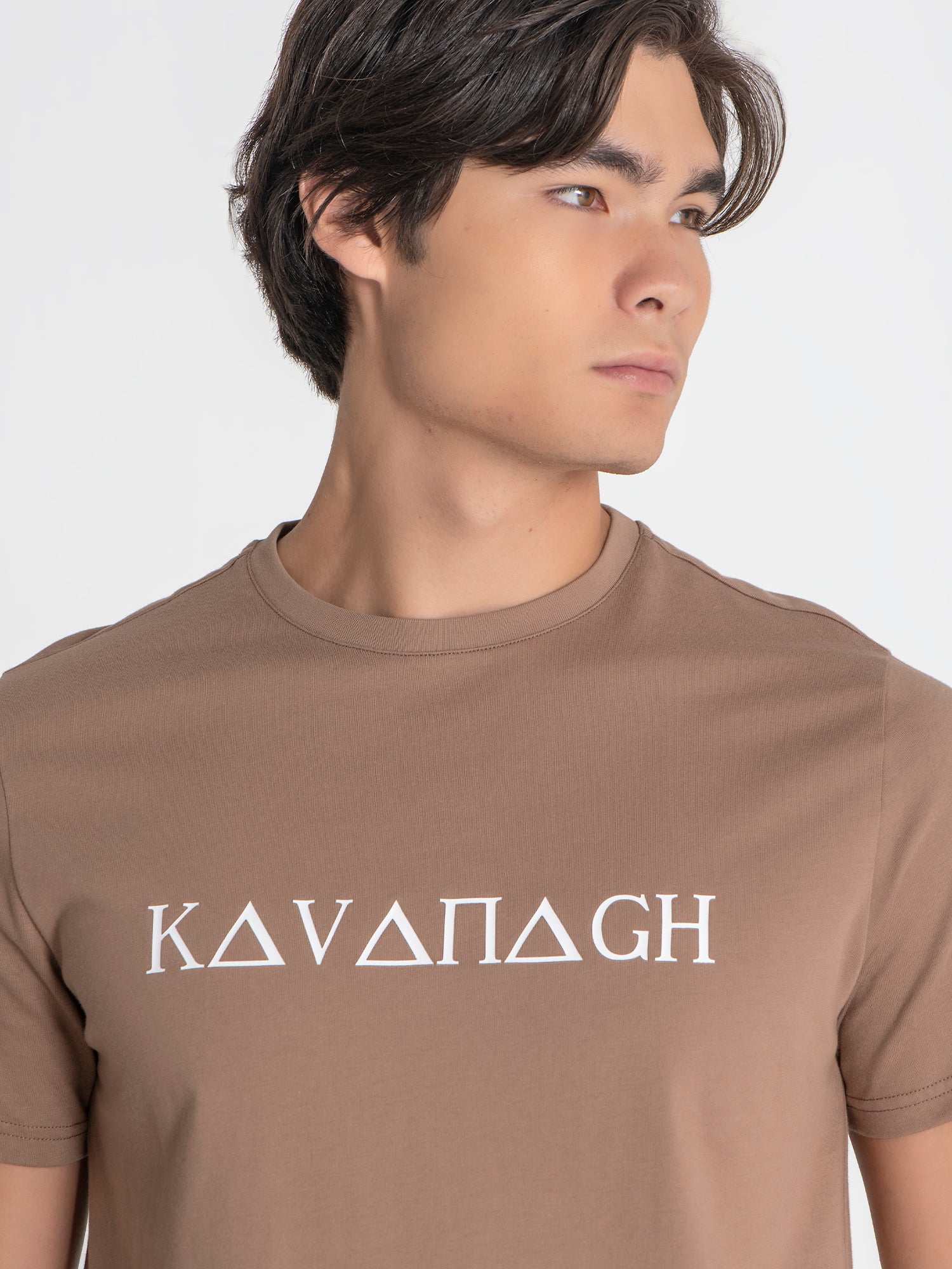 t-shirts / Taupe Greek Tee