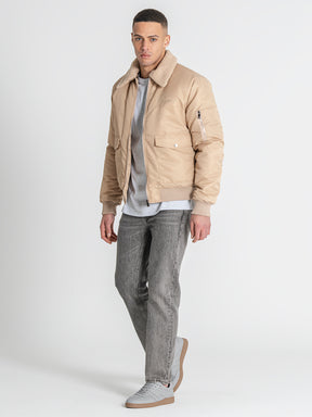bombers / Beige Gianni Bomber Jacket