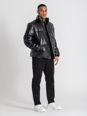 puffers / Black Statement Puffer Jacket