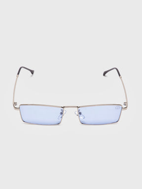 sunglasses / Blue Rectangle Sunglasses