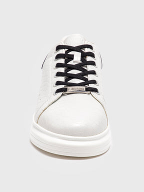 sneakers / White Elevated Block Sneakers