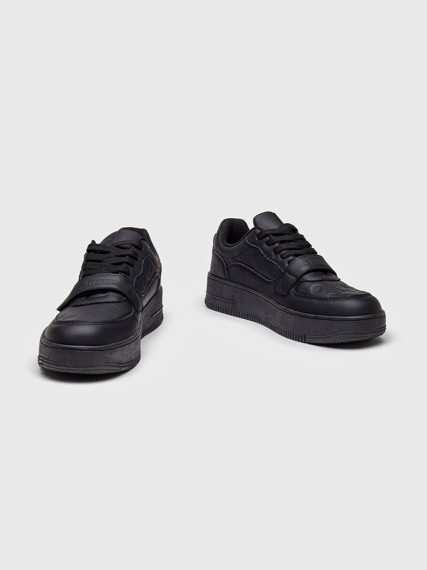 sneakers / Black Logomania Velcro Sneakers