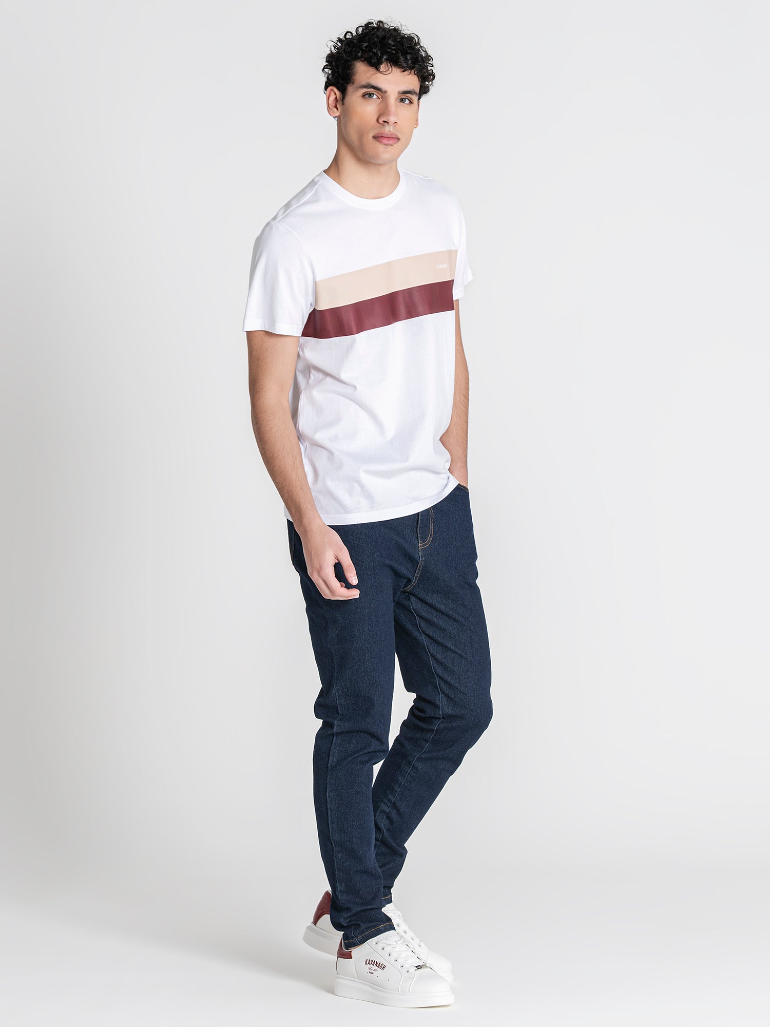 t-shirts / White Block Tee