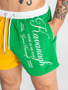 swimshorts / Green Showstopper Swimshorts