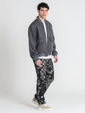 bombers / Grey Soft Core Bomber Jacket