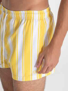 swimshorts / Yellow Striped Swimshorts