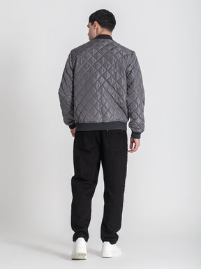 bombers / Grey Pillow Bomber Jacket