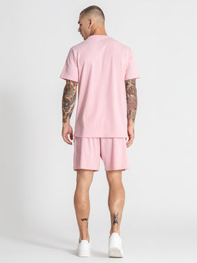 t-shirts / Light Pink Texture Tee