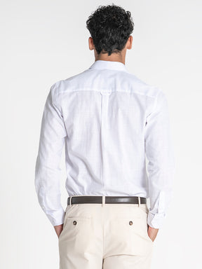 shirts / White Linen Shirt