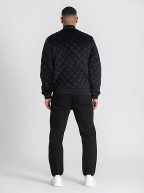 jackets / Black Pillow Velvet Jacket