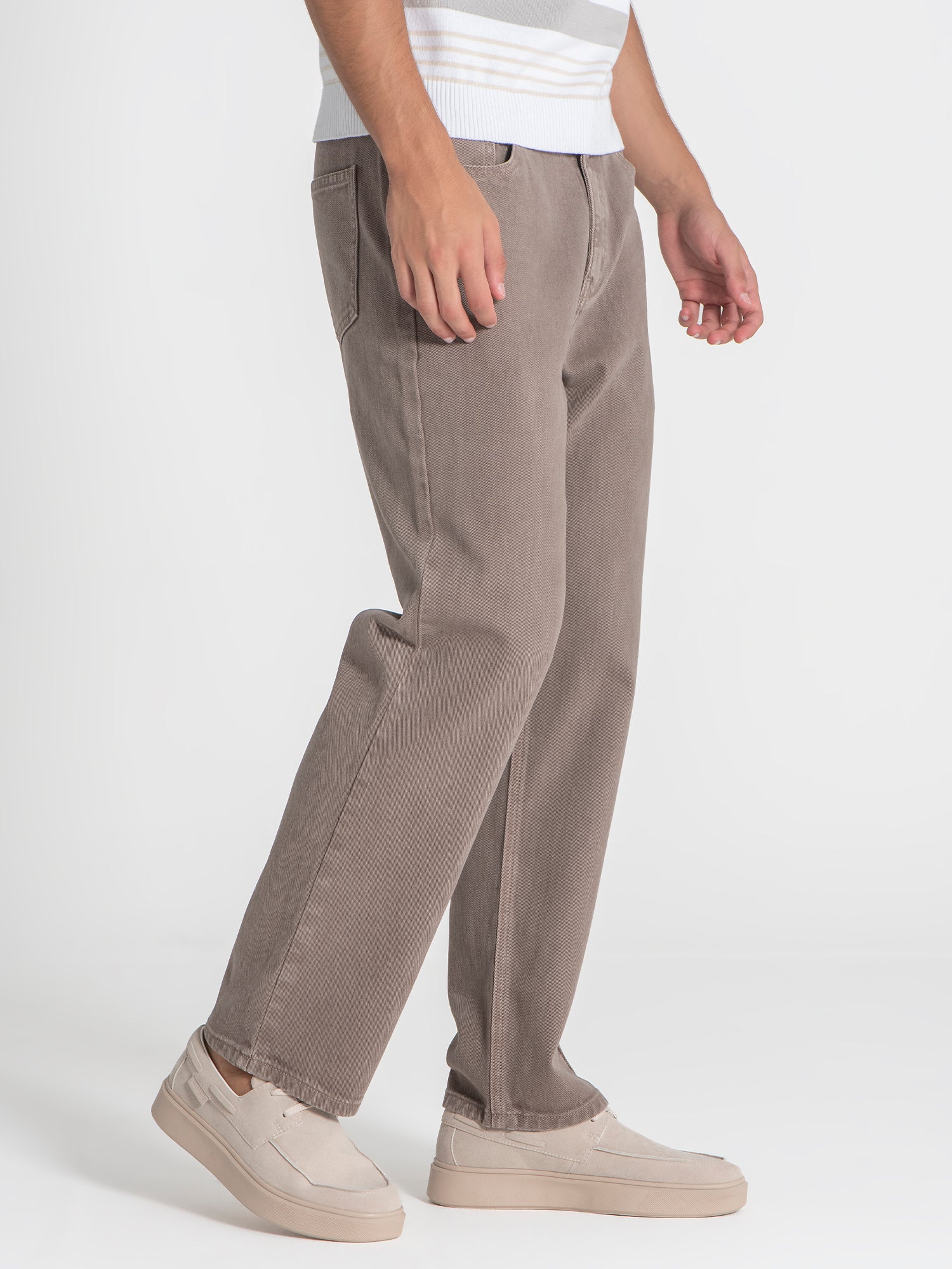 jeans / Taupe Wash Jeans