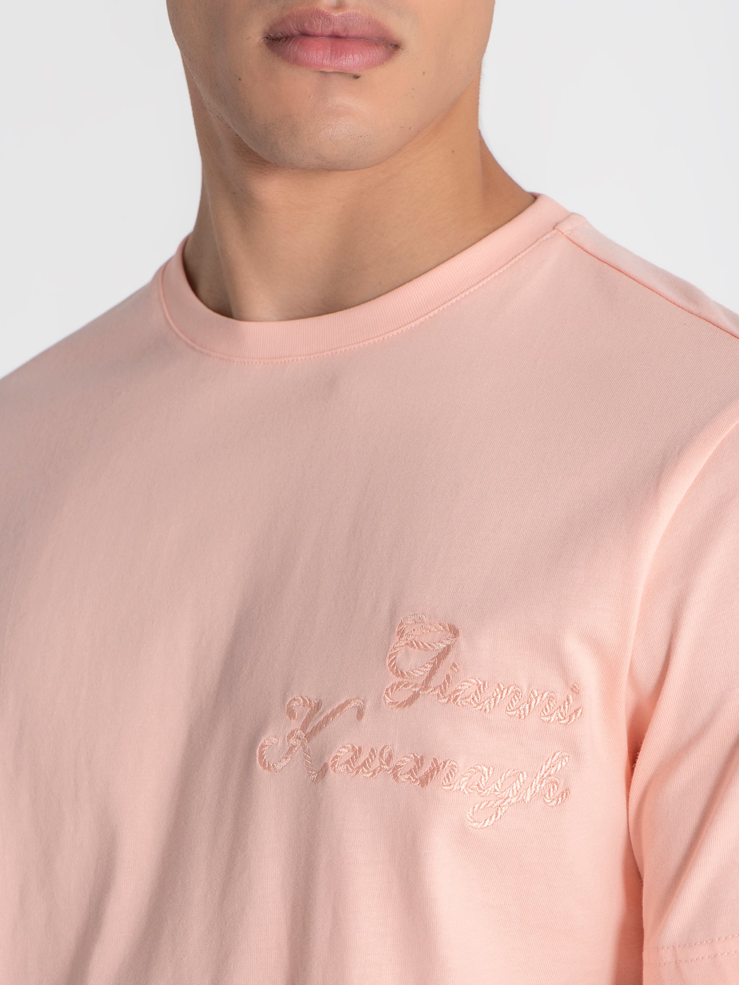 t-shirts / Pink Handwritten Tee